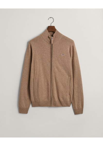 Erkek Krem Regular Fit Fermuarlı Kazak 87214.295 fırsatları