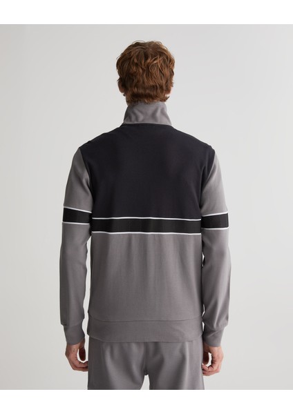 Erkek Gri Regular Fit Fermuarlı Sweatshirt 2523347T.93 fiyatları
