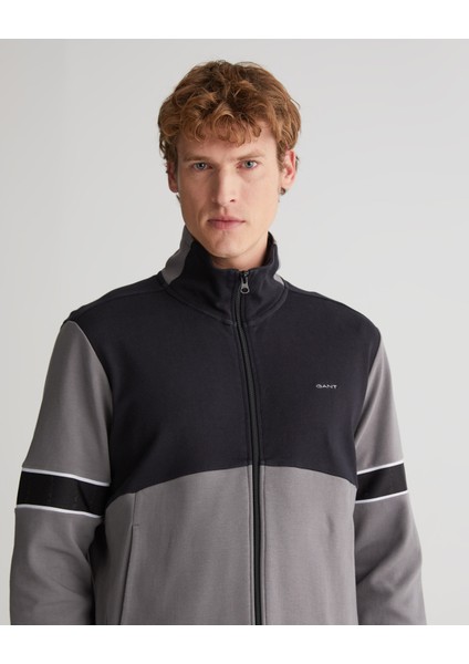 Erkek Gri Regular Fit Fermuarlı Sweatshirt 2523347T.93 fırsatları