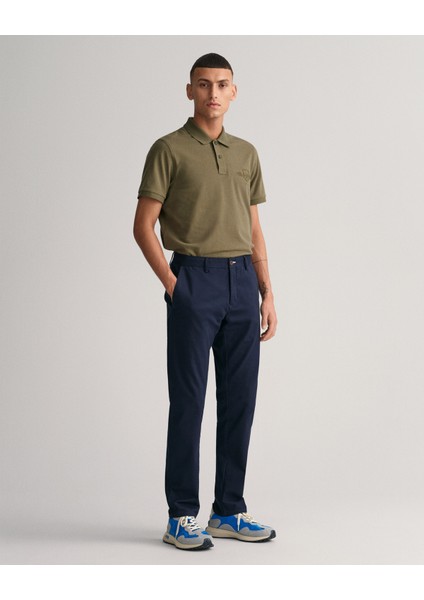 Erkek Lacivert Slim Fit Pantolon 1505220.410