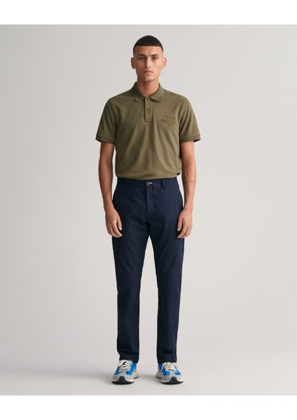 Erkek Lacivert Slim Fit Pantolon 1505220.410