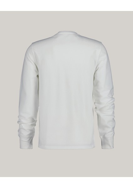 Erkek Beyaz Slim Fit Bisiklet Yaka Düz T-Shirt 2022143.110