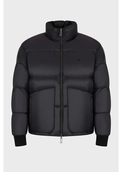 Çift Taraflı Su ve Rüzgar Geçirmez Dik Yaka Regular Fit Mont Erkek Mont 6R1B65 1nvsz F091 fiyatları