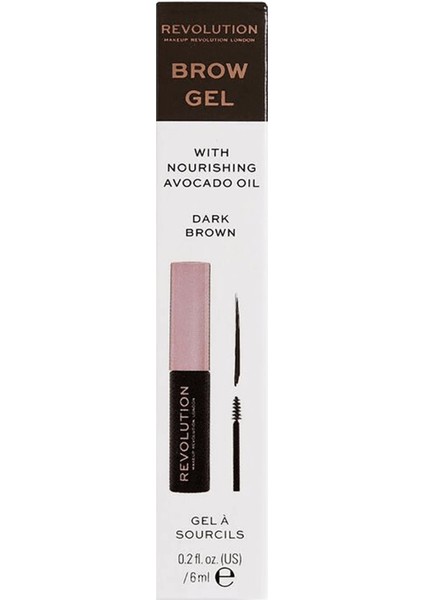 Brow Gel Dark Brown Kaş Jeli