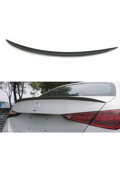 W206 Amg Style - Sedan Bagaj Üstü Piano Black Spoiler 2021-2023