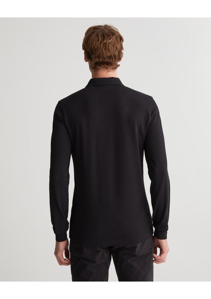 Erkek Siyah Regular Fit Logolu Polo 2423331T.5 fiyatları