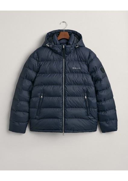 Erkek Lacivert Regular Fit Kapüşonlu Mont 7006351.433