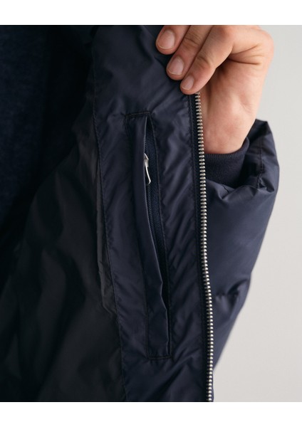 Erkek Lacivert Regular Fit Kapüşonlu Mont 7006351.433