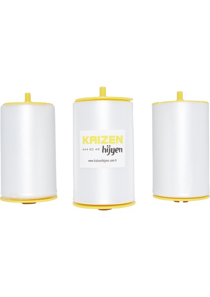 Qloset Roll Plus Hijyenik Klozet Kapağı Rulosu 50'li Koli (2 Ad. Yedek Jilet+ Eldiven)