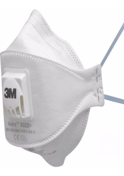 9322 Aura™ Tek Kullanımlık Ffp2 Ventilli Toz ve Sis Maskesi, 1 Adet