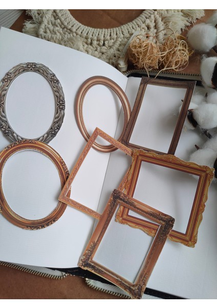 Vintage Tekli Çerçeve Etiket Seti 02 Ajanda Planlayıcı Bullet Journal Scrapbooking Için Uygundur fiyatları