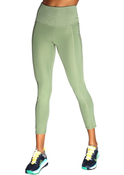 Argento Kadın Yeşil Günlük Stil Tayt 23KKTP11D02-SGE