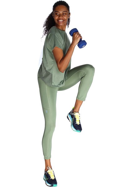 Argento Kadın Yeşil Günlük Stil Tayt 23KKTP11D02-SGE modelleri