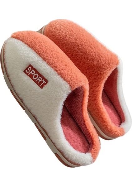 Kadın Sonbahar ve Kış Iç Mekan Kaymaz Kalın Tabanlı Sıcak Pamuklu Terlik (Yurt Dışından)