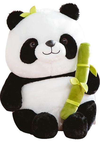 Sevimli Panda Sarılma Bambu Bebek Bebek Huahua Peluş Oyuncak Sarılma Uyuyan Bebek Kız Hediye (Yurt Dışından)
