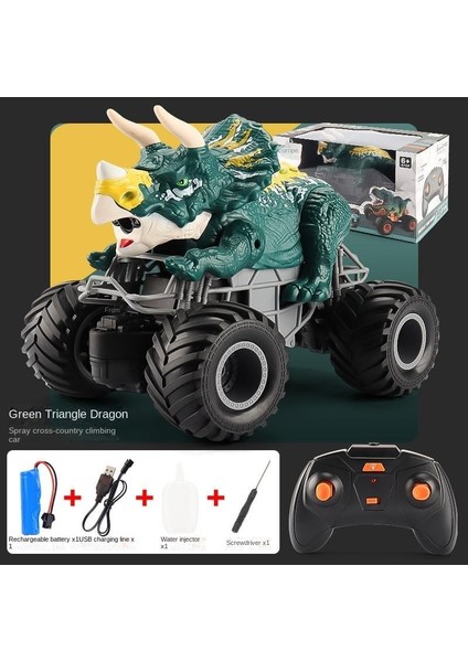 Yeni Sprey Dinozor 2.4g Uzaktan Kumanda Off-Road Araç Triceratops Tyrannosaurus Rex Tırmanma Uzaktan Kumanda Araba (Yurt Dışından)