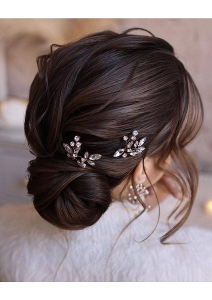 Rhinestone Saç Tokası Düzensiz Pin Gelin Şapkaları (Yurt Dışından) fiyatları