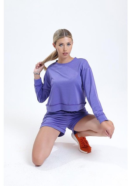 LTN-G202 Uzun Kollu T-Shirt Şort Takım fırsatları