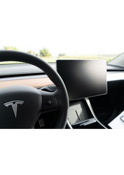 Tesla Model 3 ve Model Y 15 Inç Navigasyon Multimedya Uyumlu 9h Nano Ekran Koruyucu
