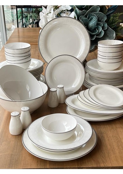 Yemek Takımı Nantes Silver 60 Parça 12 Kişilik
