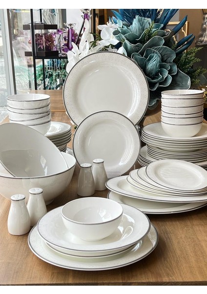 Yemek Takımı Nantes Silver 60 Parça 12 Kişilik fiyatları