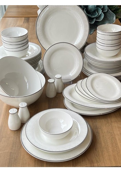 Yemek Takımı Nantes Silver 60 Parça 12 Kişilik modelleri