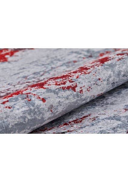 Kursk Beyaz Modern Polyester Dijital Baskı Halı
