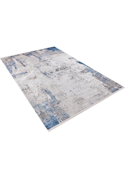 Novosibirsk Gri Modern Polyester Dijital Baskı Halı