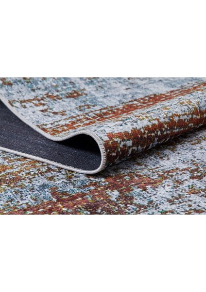 Stavropol Gri Modern Polyester Dijital Baskı Halı
