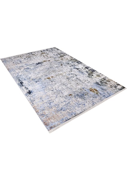 Ivanovo Mavi Modern Polyester Dijital Baskı Halı