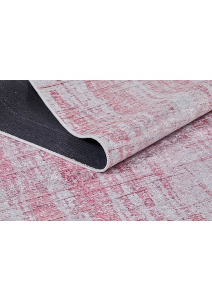 Tolyatti Pembe Modern Polyester Dijital Baskı Halı