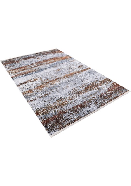Stavropol Gri Modern Polyester Dijital Baskı Halı