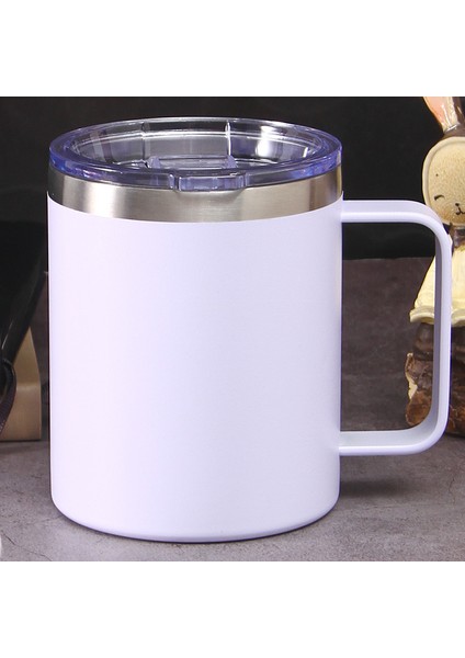 14OZ Paslanmaz Çelik Vakum Taşınabilir Vakum Kupa Iş Ofis Kahve Fincanı (Yurt Dışından)