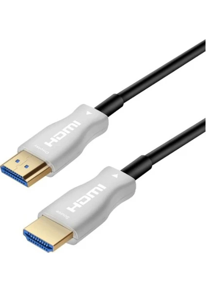 Deste Elektronik Fiber Optik HDMI 2.0 4K 60hZ 4:4:4 Active Optical Fiber Kablo 30 Metre