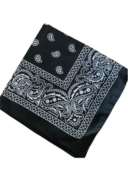 Siyah Desenli Bandana