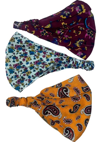 Bandana Paraşüt Model Lastikli 3 Lü