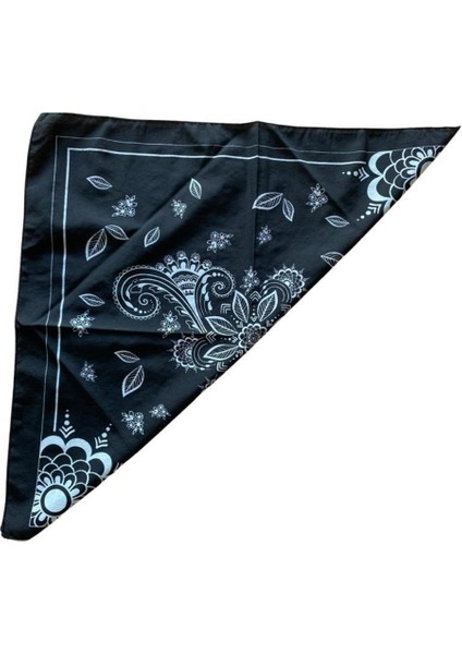 Yaprak Desenli Bandana
