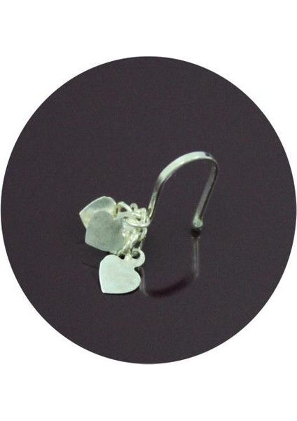 Sıkıştırmalı Deliksiz Burun Hızması 925 Ayar Gümüş Hızma Modeli Hızma-29