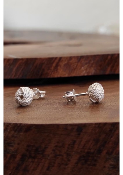 Telkari Gümüş Küpe Vidalı Küçük Boy Kadın Küpesi KUPE-387 indirimleri