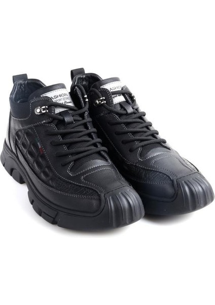 23K533 Erkek Sneaker Deri Bot modelleri