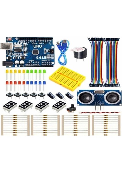 Sanec Arduino Uno Başlangıç Seti - 100 Parça