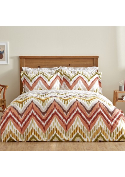 Mirelle %100 Pamuk Çift Kişilik Nevresim Takımı Multi Color