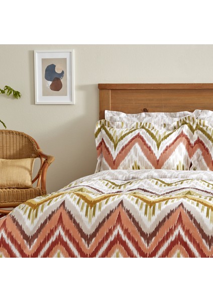Mirelle %100 Pamuk Çift Kişilik Nevresim Takımı Multi Color