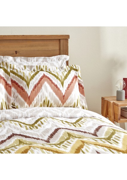 Mirelle %100 Pamuk Çift Kişilik Nevresim Takımı Multi Color