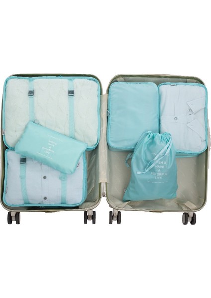 Sekiz Parçalı Bavul Kıyafet Saklama Çantası Seti (Yurt Dışından)