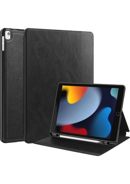 Shin-Wo iPad 10.2 Folio Kılıf Çok Açılı Standlı Ince Hafif Koruyucu Kapak (Yurt Dışından)