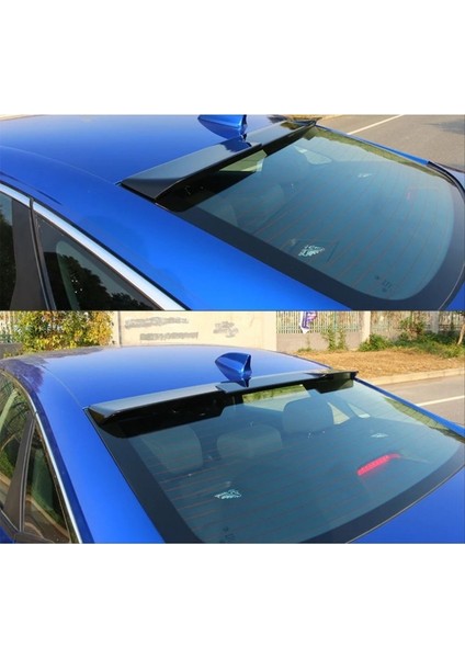 Civic Fe M4 Style - Cam Üstü Plastik 2021-2023 Piano Black Spoiler