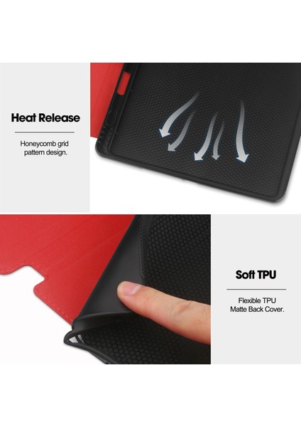 iPad 10.2 Folio Kılıf Çok Açılı Standlı Ince Hafif Koruyucu Kapak (Yurt Dışından)