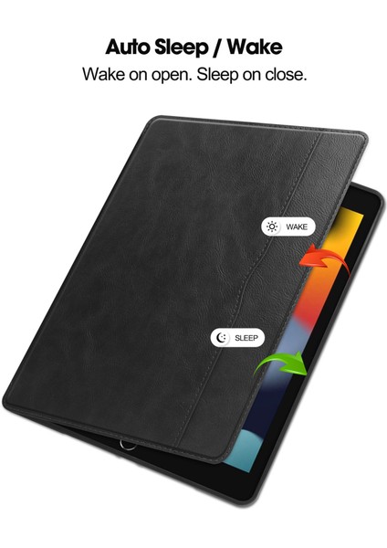 iPad 9th/8th/7th Folio Kılıf Çok Açılı Standlı Ince Hafif Koruyucu Kapak (Yurt Dışından)
