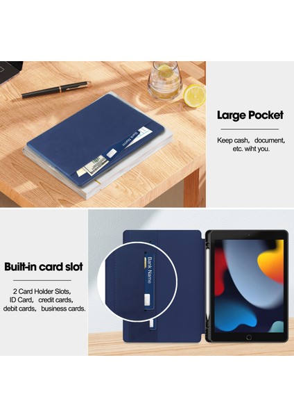 iPad Pro 10.5 2017 Folio Kılıf Çok Açılı Standlı Ince Hafif Koruyucu Kapak (Yurt Dışından) modelleri